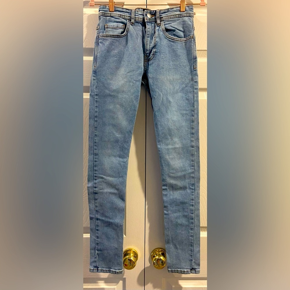 Womens Cotton On Medium Wash Super Skinny Jean  Size 28. Blue